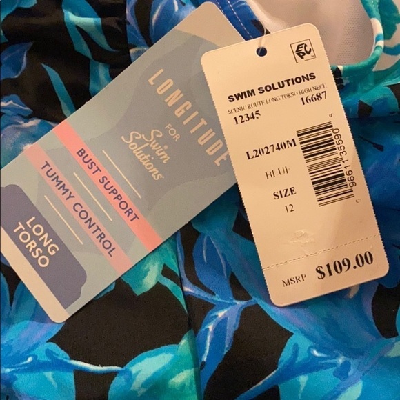 SWIM Solutions Scenic Route Long Torso Swimsuit - Picture 8 of 10